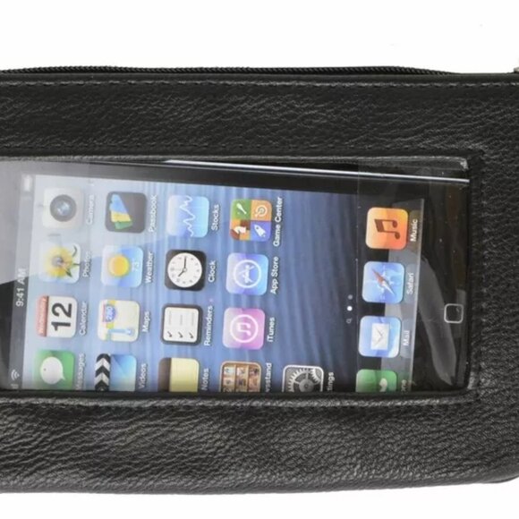 Mundi Accessories - Mundi Phone Case Wristlet Ladies Wallet Black